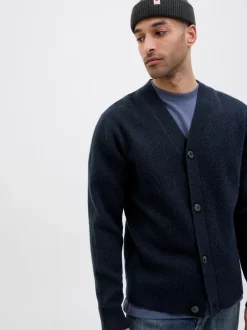 Outlet R.D.D. Royal Denim Division Larry Knit Cardigan, , XL Salute