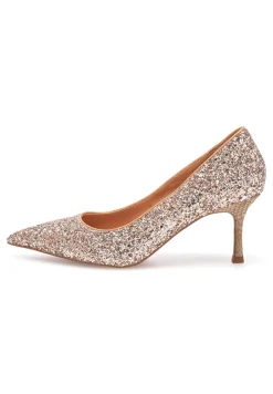 New Woden Laura Glitter Højhælede Sko, , 38 Multi