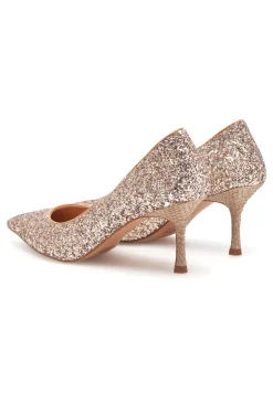 New Woden Laura Glitter Højhælede Sko, , 38 Multi