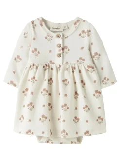 Clearance Lil' Atelier Layo Sif Bodykjole, , 62 cm Coconut Milk Flower Pink