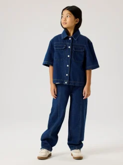 Name It Lea Oversize Denimskjorte, , 152 cm*Børn Skjorter
