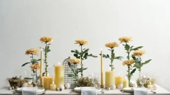 Best Uyuni LED Rustic Bloklys, Wheat Yellow