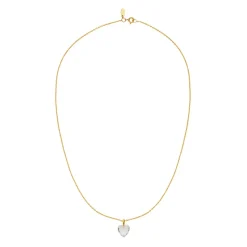 New Maanesten Leni Halskæde, , 42+2 cm Gold Plated