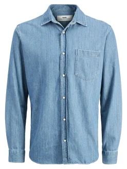 R.D.D. Royal Denim Division Lesner Denim Skjorte, , XXL* Skjorter