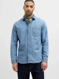 R.D.D. Royal Denim Division Lesner Denim Skjorte, , XXL* Skjorter