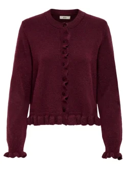 JDY Letty On Frill Cardigan, , M*Dame Strik & Sweatshirts