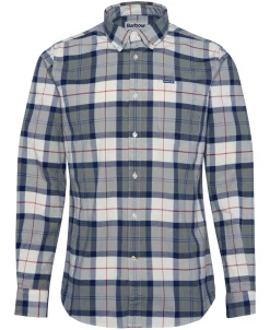 Outlet Barbour Lewis Tailored Skjorte, , M Bleached Pine Tartan