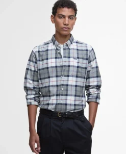 Outlet Barbour Lewis Tailored Skjorte, , M Bleached Pine Tartan