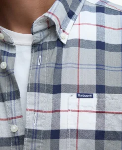 Outlet Barbour Lewis Tailored Skjorte, , M Bleached Pine Tartan