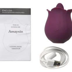 Sale Amaysin Licking Rose Vibrator