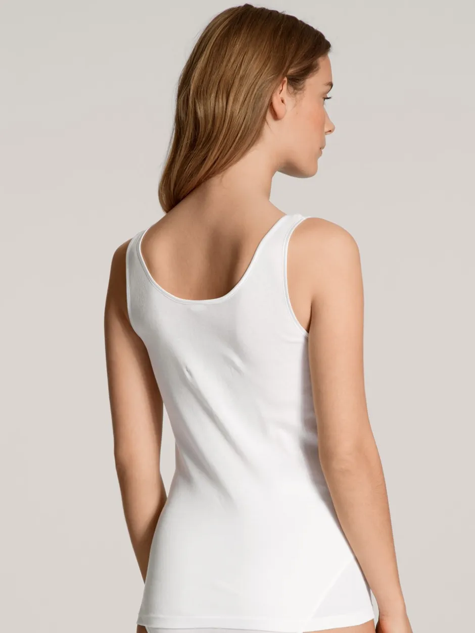 Calida Light Tank Top, , L White