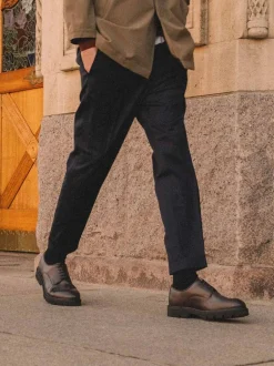 Clearance S.T. Valentin Lightweight Derby Sko, , 45 Brown Grained