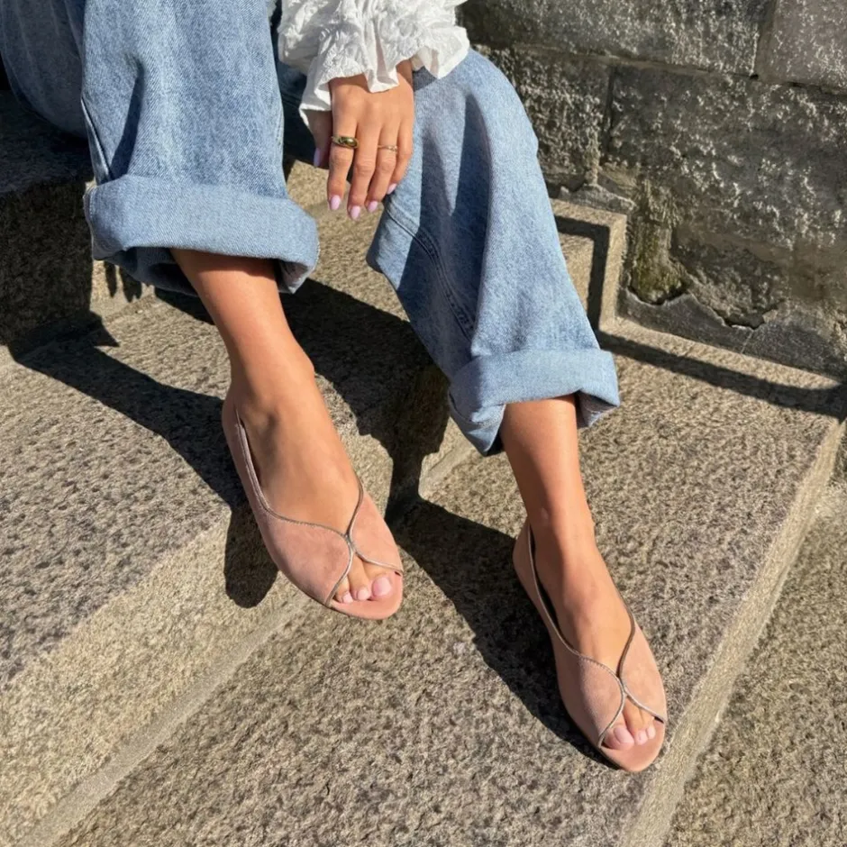 Best Copenhagen Shoes Like A Melody Ballerinasko, , 37 Papaya/Gold