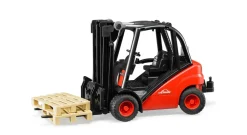 Bruder Linde H30D Gaffeltruck Med Paller*Børn Tog, Biler & Skibe