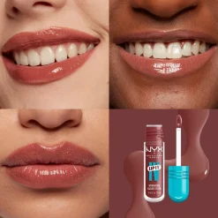 NYX Professional Makeup Lip I.V. Hydrating Gloss Stain Lipgloss,* Læber
