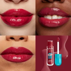 NYX Professional Makeup Lip I.V. Hydrating Gloss Stain Lipgloss,* Læber