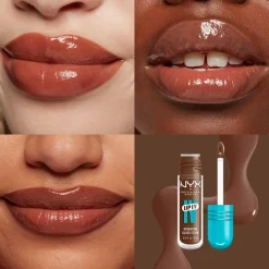 Hot NYX Professional Makeup Lip I.V. Hydrating Gloss Stain Lipgloss, 03 Splash N Spice