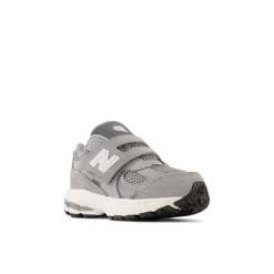 New Balance Litte Kids' 2002 Hook & Loop Sneakers, , 24 Steel/Lead