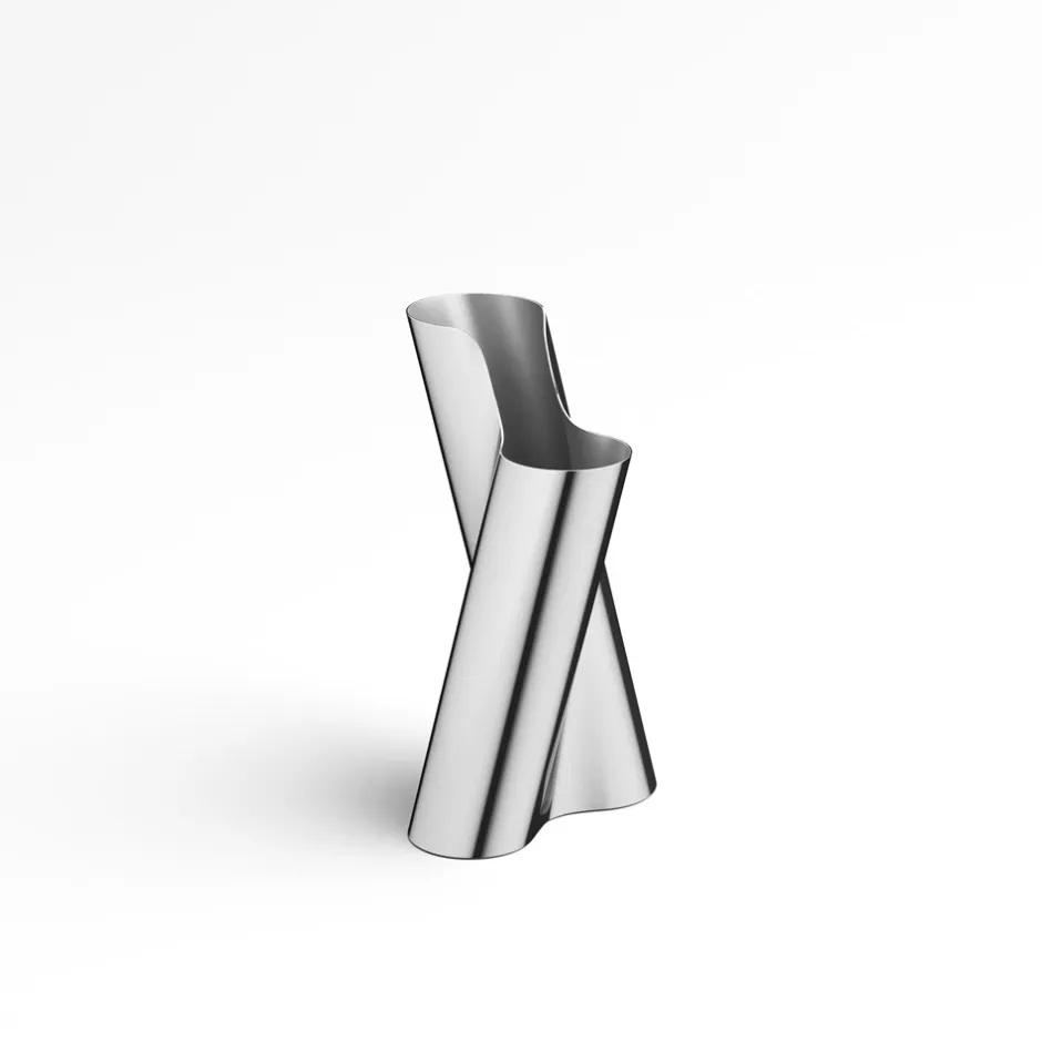 Outlet Georg Jensen Lituus Vase, Stainless Steel