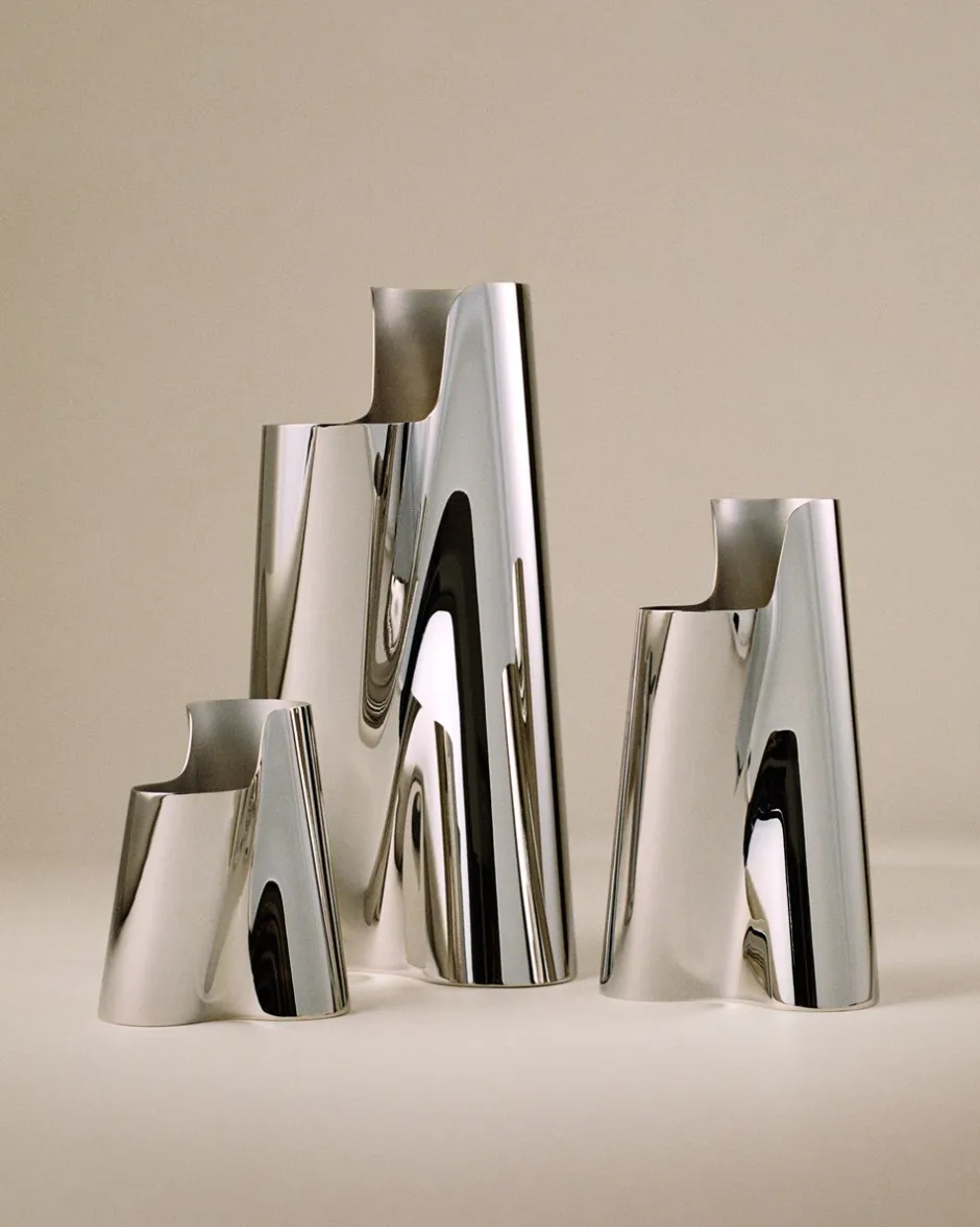 Discount Georg Jensen Lituus Vase, Stainless Steel