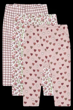 Hust & Claire Liva Little Check 3-pak Leggings, , 90 cm*Børn Bukser & Leggings
