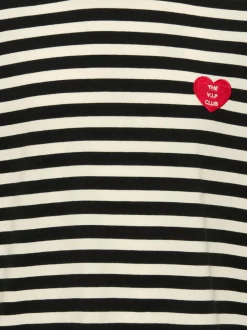 Clearance KIDS ONLY Livina O-Neck Stripe Bluse, , 122-128 cm Black