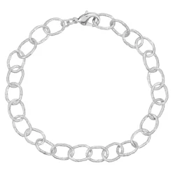 Online Pure By Nat Lænke Armbånd, , 17 cm Silver Plated