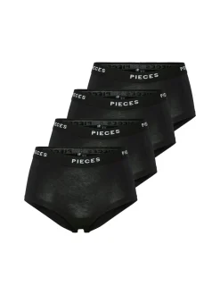 Pieces Logo Lady 4-pak Trusser, , S*Dame Lingeri