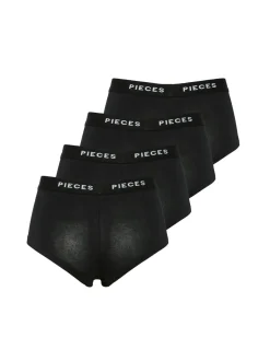 Pieces Logo Lady 4-pak Trusser, , S*Dame Lingeri