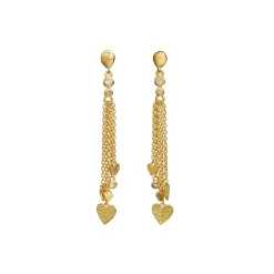 Discount Maanesten Lolly Øreringe, 18ct Gold Plated