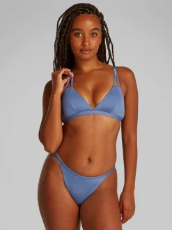 Calvin Klein Longline Triangle Bikinitop, , L*Dame Badetøj
