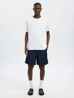 Hot Selected Homme Loose-Nolan Shorts, , M Dark Blue Denim