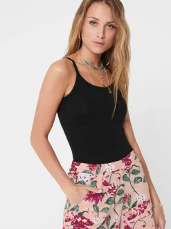 New ONLY Love Strap Top, , M Black