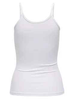 Discount ONLY Love Strap Top, , M White