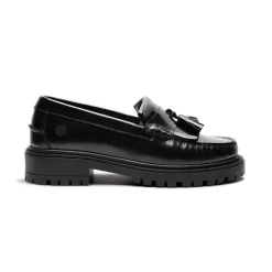 New Playboy Footwear Lula Loafers, , 37 Black Polido