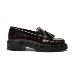 New Playboy Footwear Lula Loafers, , 38 Bordo Polido