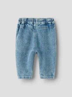 Lil' Atelier Lulia Baggy Denim Jeans, , 74 cm*Børn Jeans