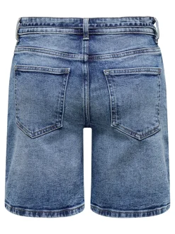 Outlet JDY Lullu Tie Shorts, , S Dark Blue Denim