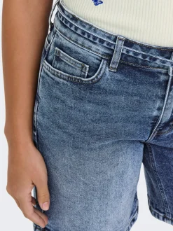 Outlet JDY Lullu Tie Shorts, , S Dark Blue Denim