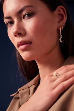 Sif Jakobs Jewellery Luna Ørerings Vedhæng,*Dame Vedhæng