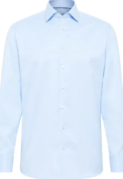 Clearance Eterna Luxury Modern Fit Skjorte, , 43 Blå