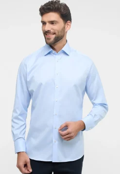 Clearance Eterna Luxury Modern Fit Skjorte, , 43 Blå