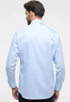 Clearance Eterna Luxury Modern Fit Skjorte, , 43 Blå