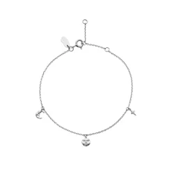 New Maanesten Lysander Armbånd, , 16+3 cm Silver