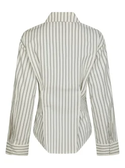 Outlet Neo Noir Lytra Stripe Skjorte, , 38 Black Striped