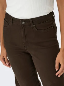 Clearance ONLY Madison Blush Wide Jeans, , M/L32 Dark Brown Denim