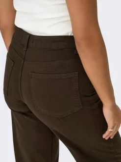 Clearance ONLY Madison Blush Wide Jeans, , M/L32 Dark Brown Denim