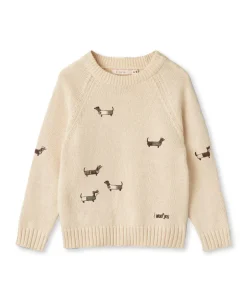 Fliink Mahdi Dog Pullover, , 85 cm*Børn Strik & Sweatshirts