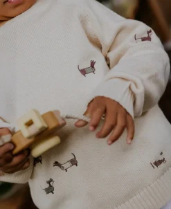 Fliink Mahdi Dog Pullover, , 85 cm*Børn Strik & Sweatshirts