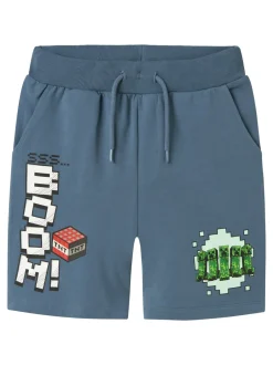 Name It Mahi Minegraft Shorts, , 146 cm*Børn Nederdele & Shorts